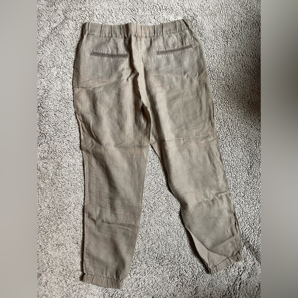 Michael Stars Tan Drawstring Pants - Picture 5 of 10